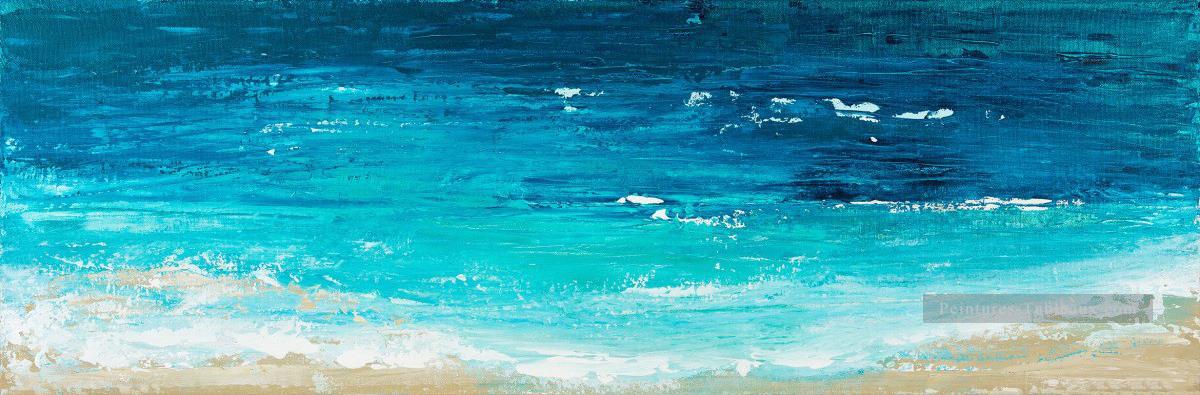 Débarquez abstrait paysage marin Peintures à l'huile